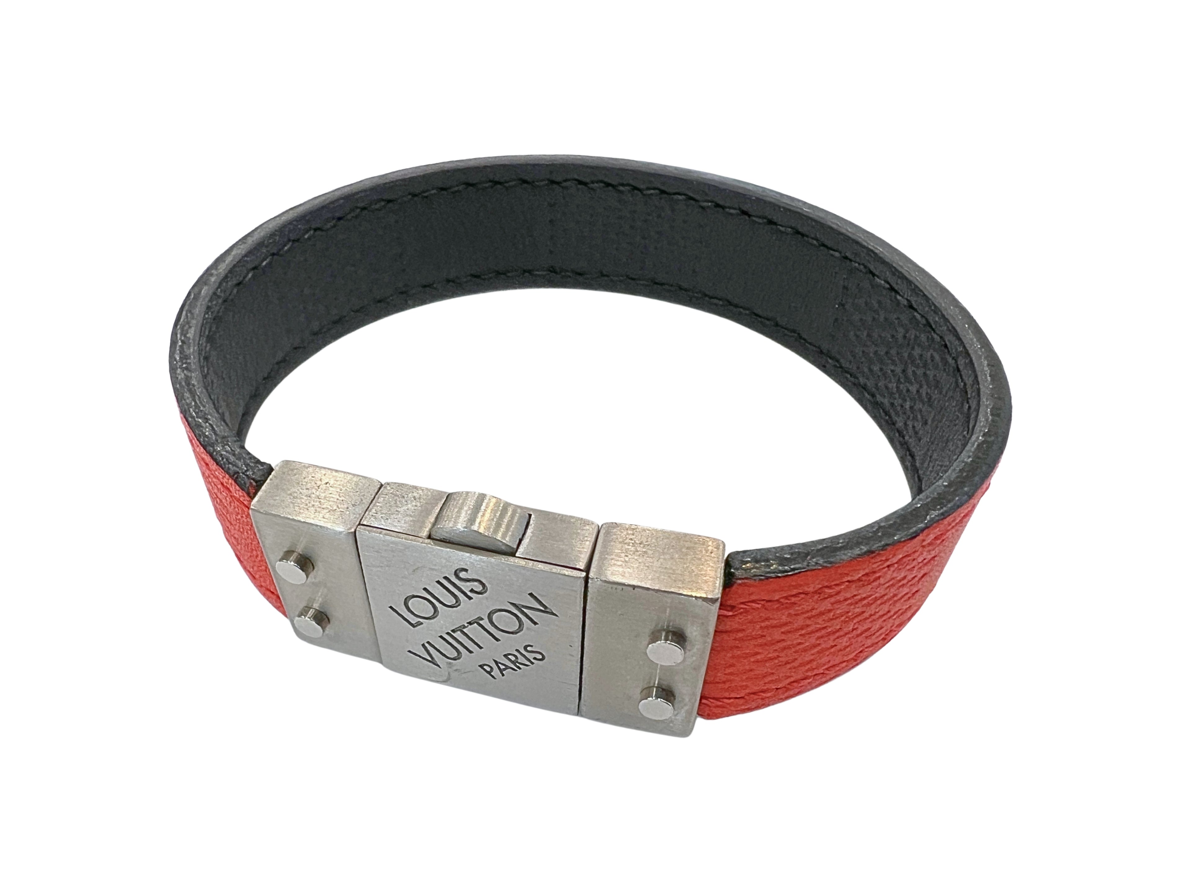 Louis Vuitton Damier Leather Bracelet