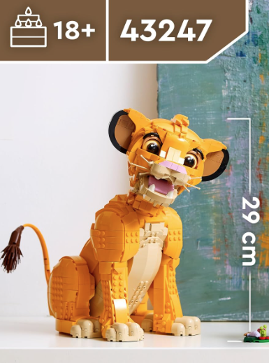Lego The Lion King Simba Animal Figure 43247 1445Pcs