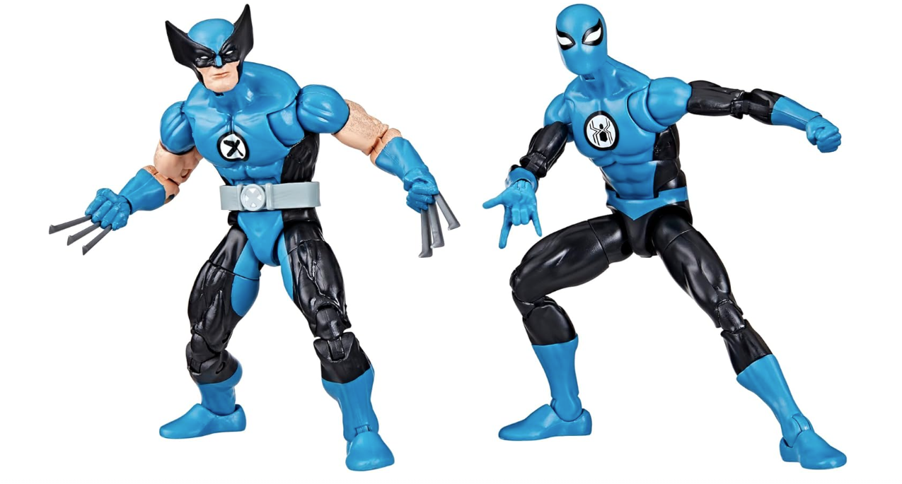 Fantastic Four Wolverine & Spider Man By Marvel Legend Series