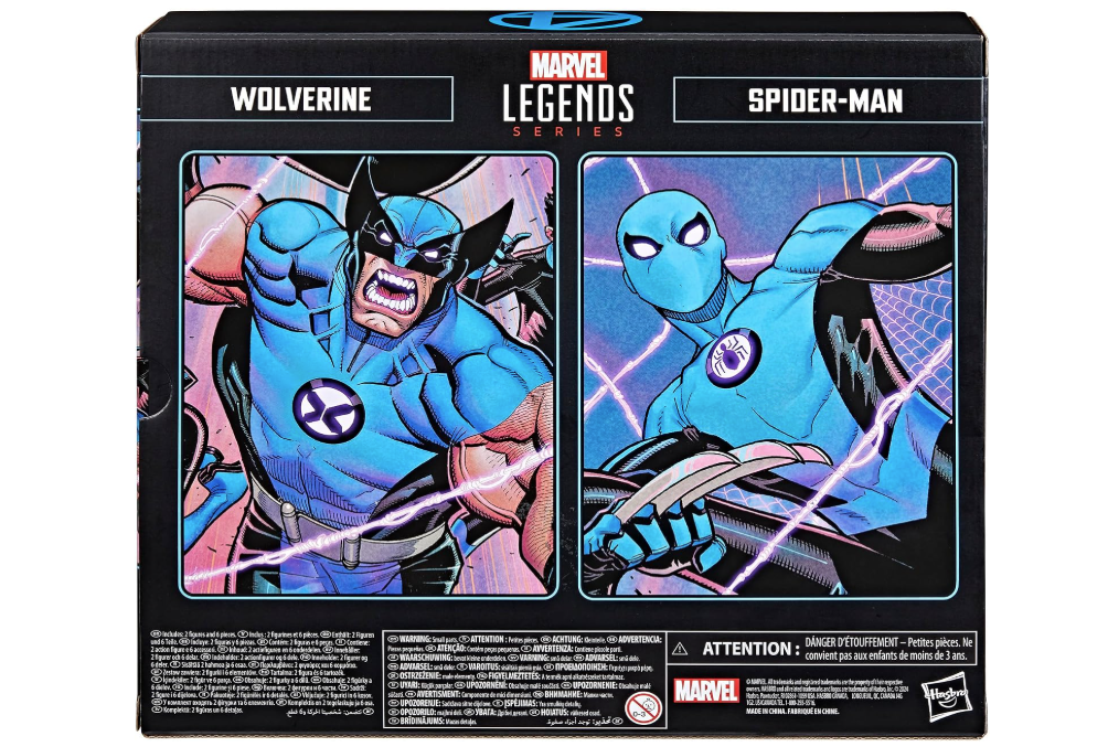 Fantastic Four Wolverine & Spider Man By Marvel Legend Series
