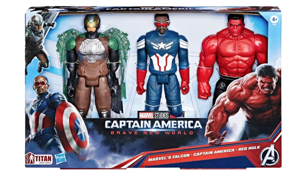 Marvel Avengers Captain America Brave New World Set Of 3