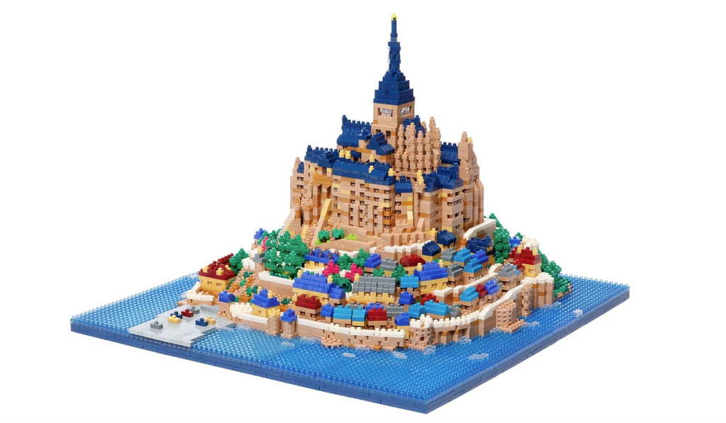 Nanoblock Mont Saint Michel Building Toys 5290 Pcs