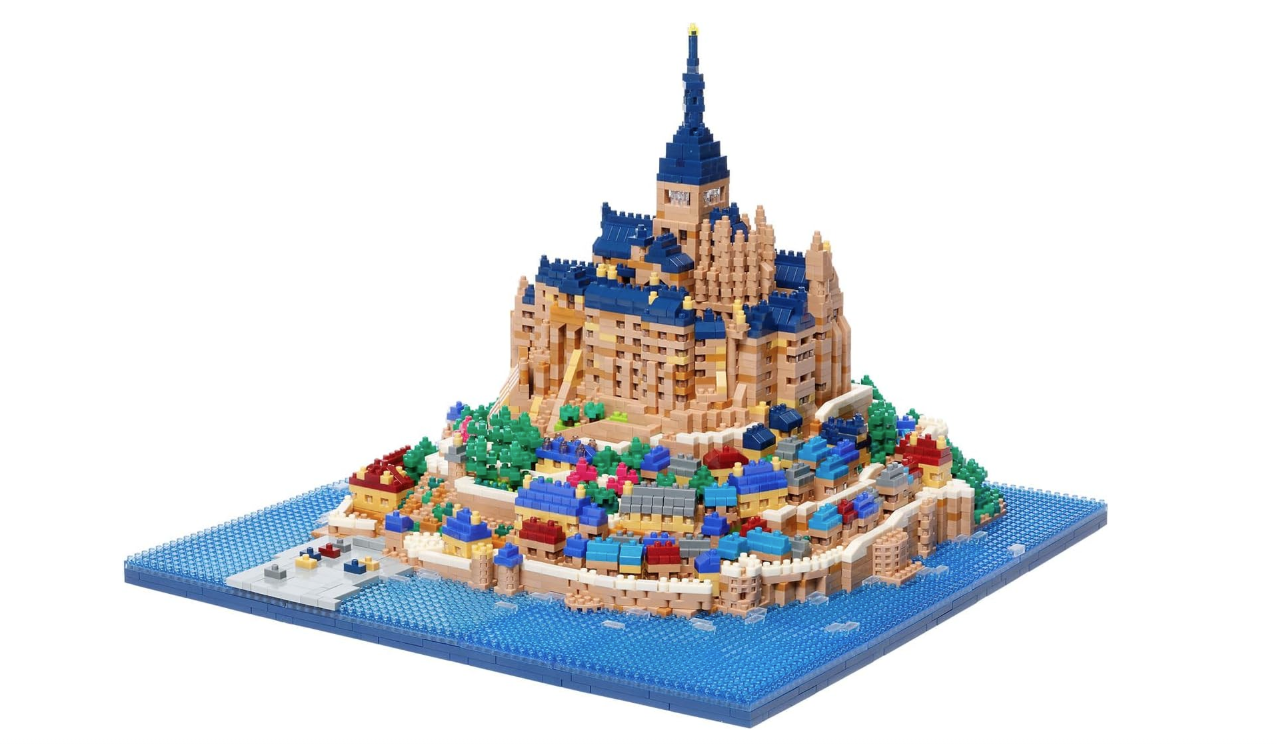 Nanoblock Mont Saint Michel Building Toys 5290 Pcs