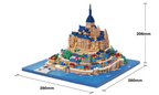 Nanoblock Mont Saint Michel Building Toys 5290 Pcs