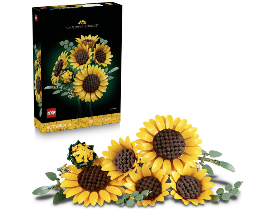 Lego Sunflower Bouquet 686 Pcs Building Toy