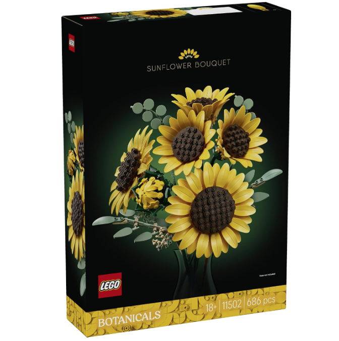 Lego Sunflower Bouquet 686 Pcs Building Toy