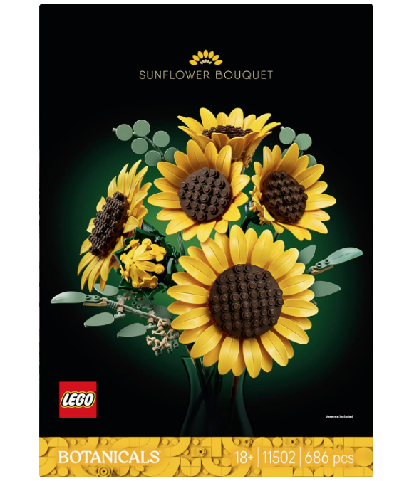 Lego Sunflower Bouquet 686 Pcs Building Toy