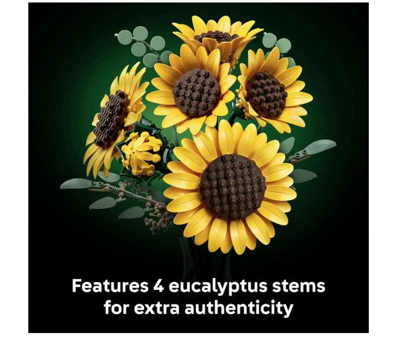 Lego Sunflower Bouquet 686 Pcs Building Toy