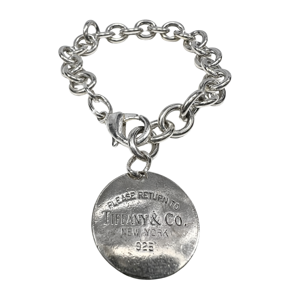 Tiffany & Co Sterling Silver Bracelet With Charm
