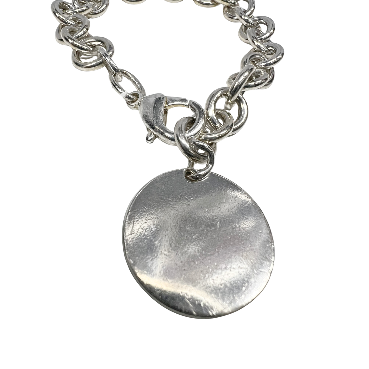 Tiffany & Co Sterling Silver Bracelet With Charm