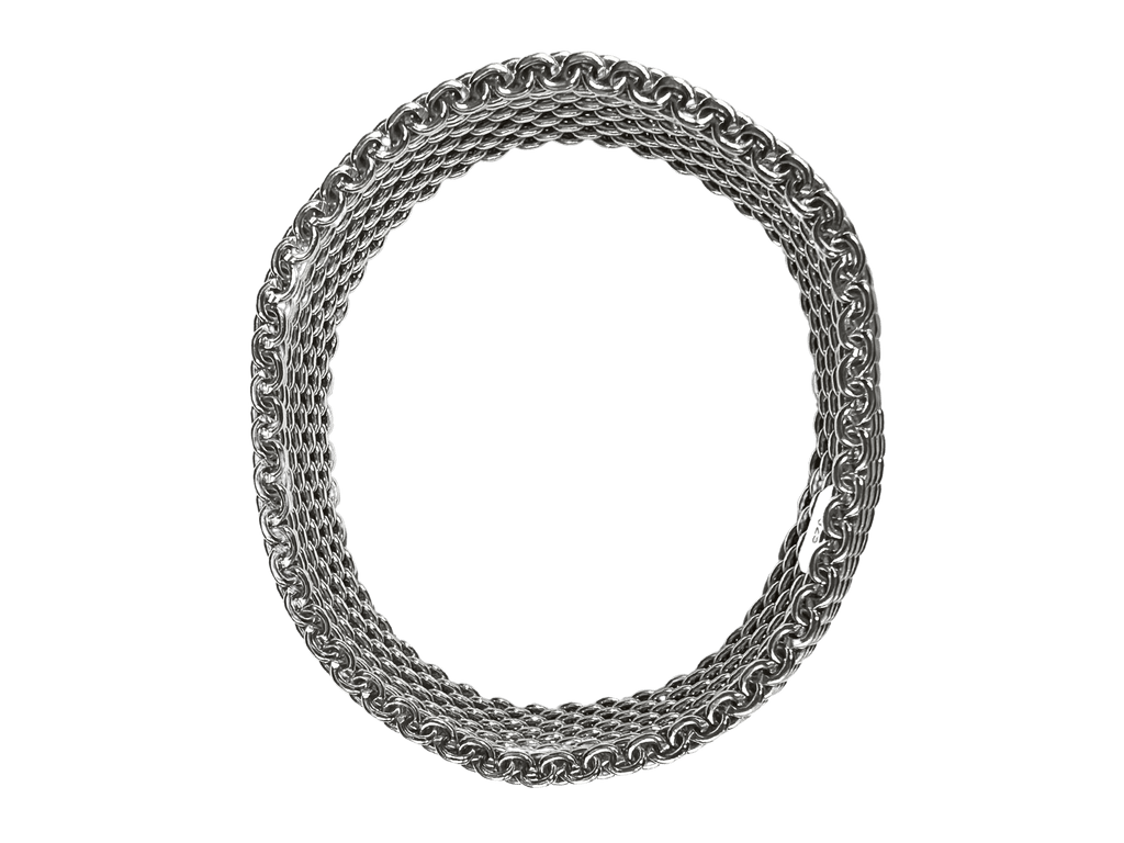 Tiffany & Co Somerset Mesh Collection Sterling Silver Bracelet