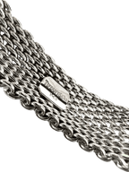 Tiffany & Co Somerset Mesh Collection Sterling Silver Bracelet
