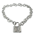 Tiffany & Co Sterling Silver Bracelet With Lock