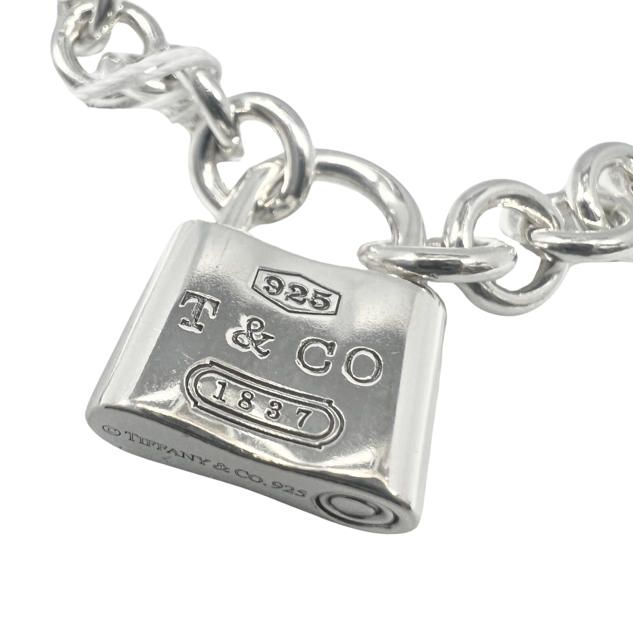 Tiffany & Co Sterling Silver Bracelet With Lock