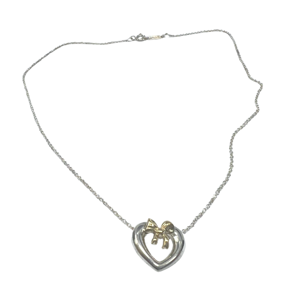 Tiffany & Co Sterling Silver Chain Necklace With Pendants