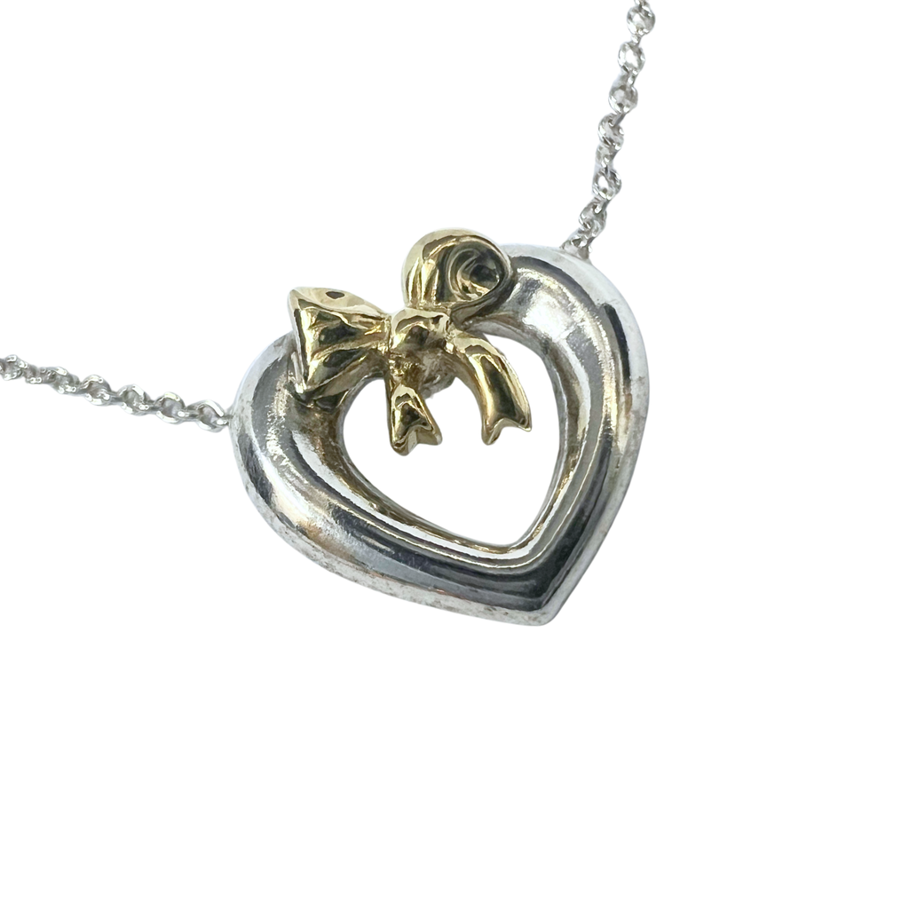Tiffany & Co Sterling Silver Chain Necklace With Pendants