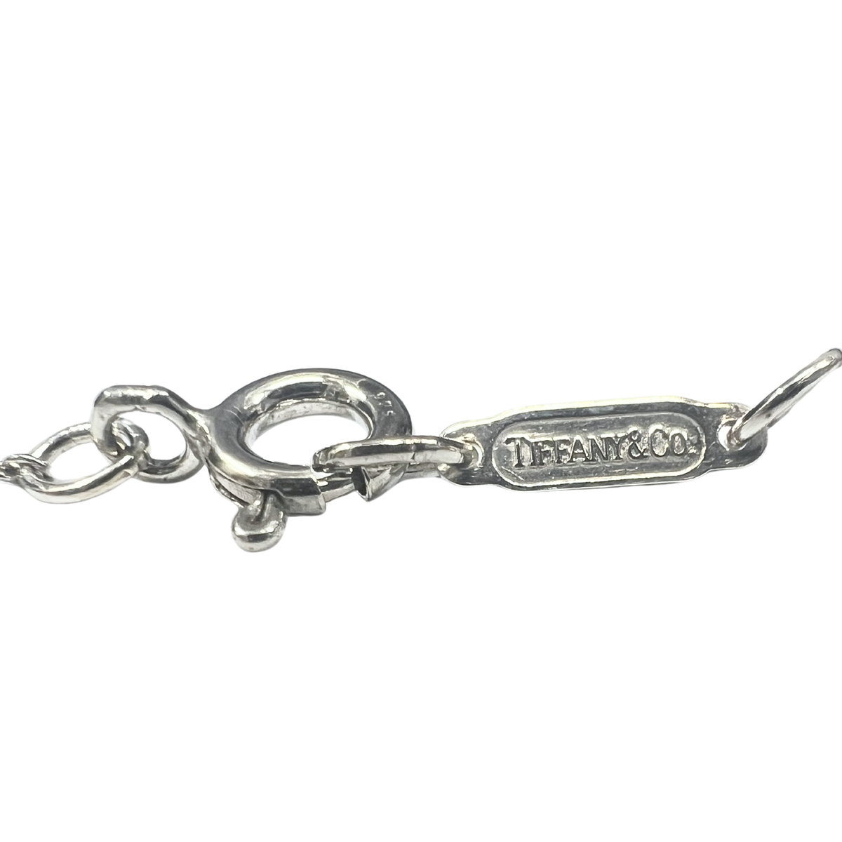 Tiffany & Co Sterling Silver Chain Necklace With Pendants