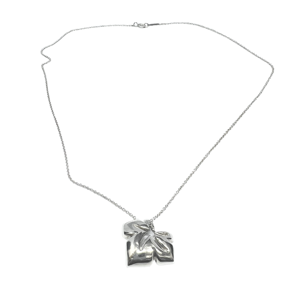 Tiffany & Co Sterling Silver Chain Necklace With Pendants