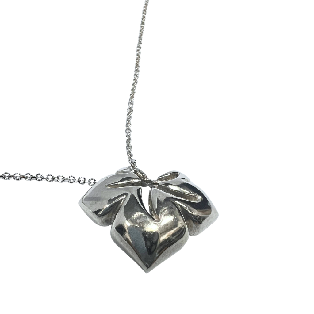 Tiffany & Co Sterling Silver Chain Necklace With Pendants