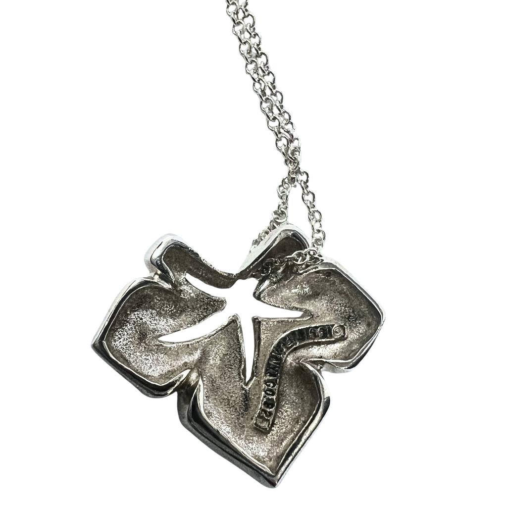 Tiffany & Co Sterling Silver Chain Necklace With Pendants
