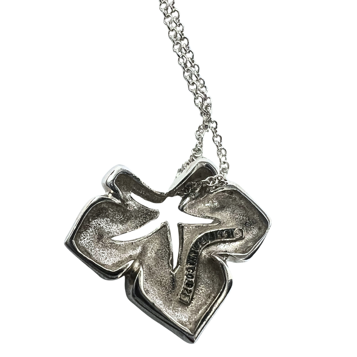 Tiffany & Co Sterling Silver Chain Necklace With Pendants