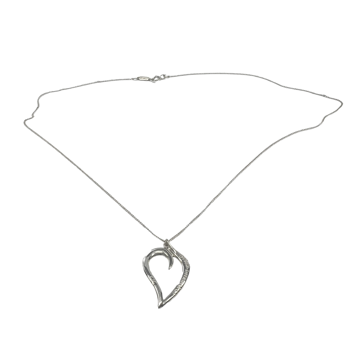 Tiffany & Co Sterling Silver Chain Necklace With Pendants