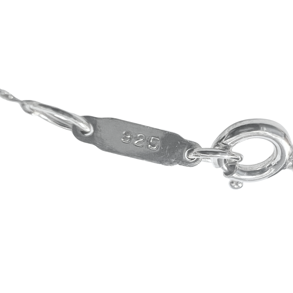 Tiffany & Co Sterling Silver Chain Necklace With Pendants