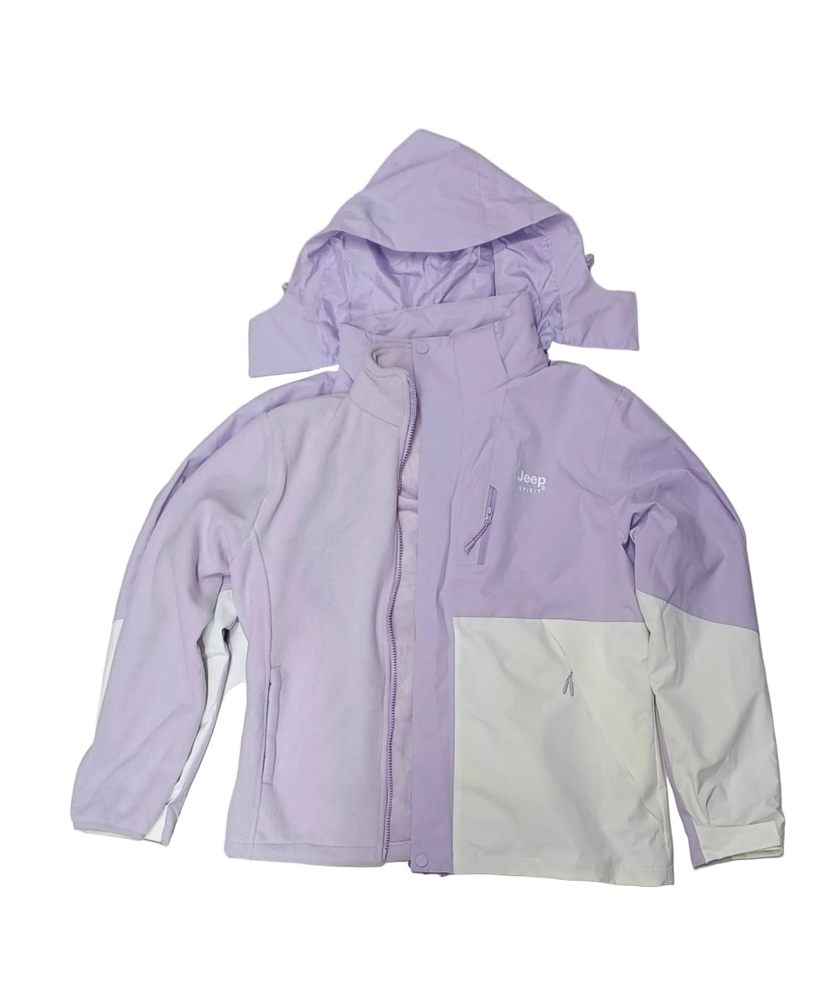 Jeep Spirit 1941 Estd-Spring Outdoor Windproof 3 In 1 Jacket