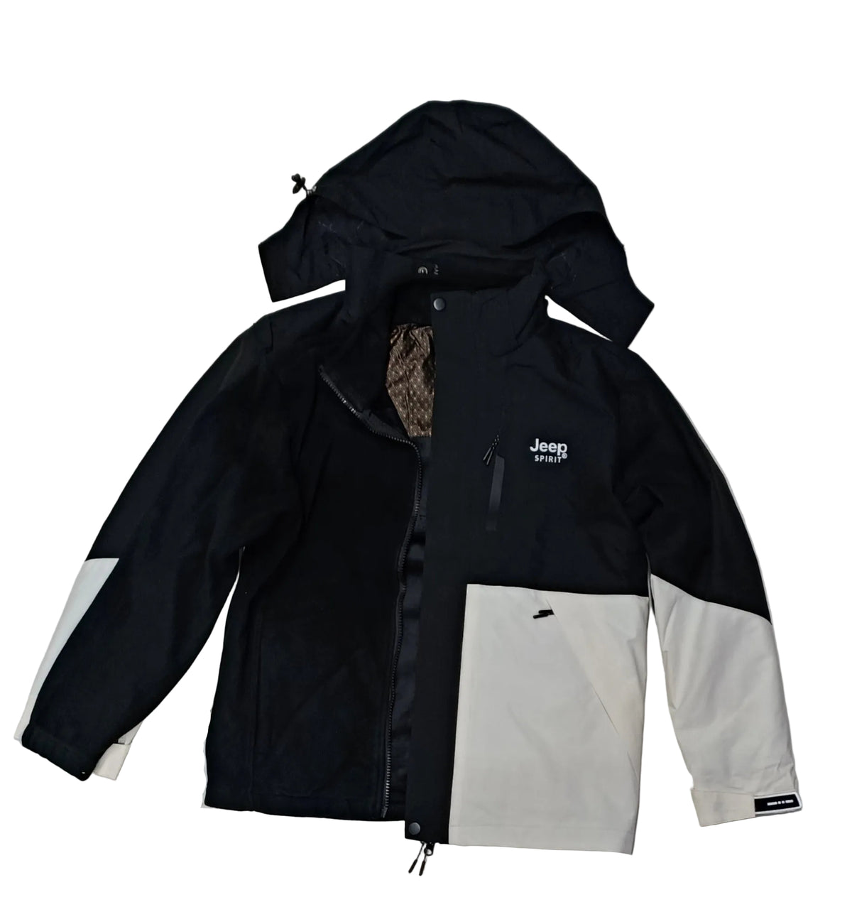 Jeep Spirit 1941 Estd-Spring Outdoor Windproof 3 In 1 Jacket