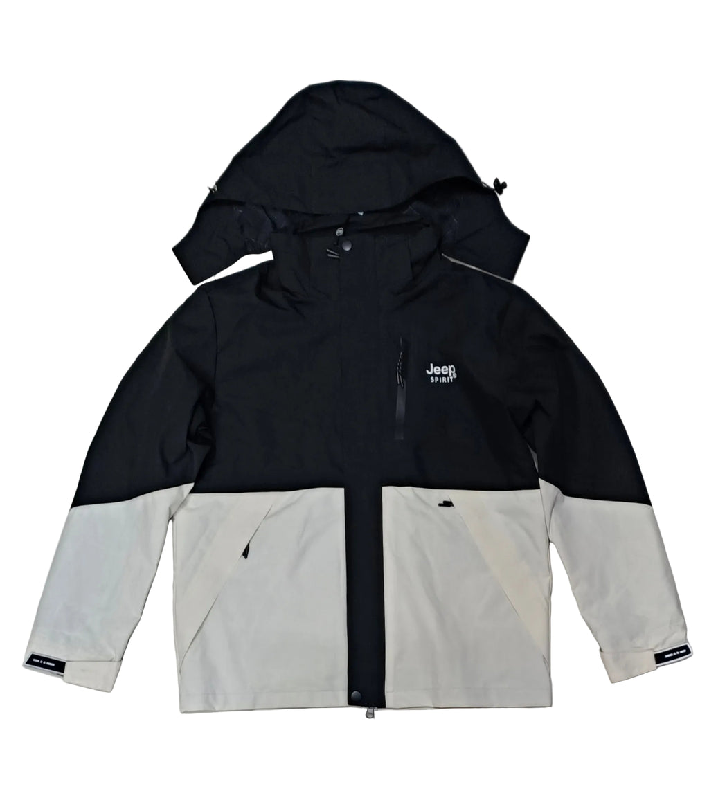Jeep Spirit 1941 Estd-Spring Outdoor Windproof 3 In 1 Jacket