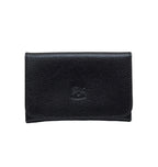 IL Bisonte Card Holder-Black Leather