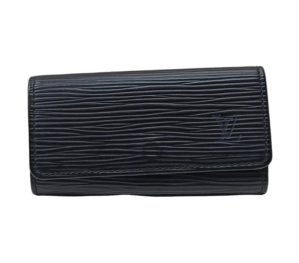 Louis Vuitton Key Case-Black EPI Leather