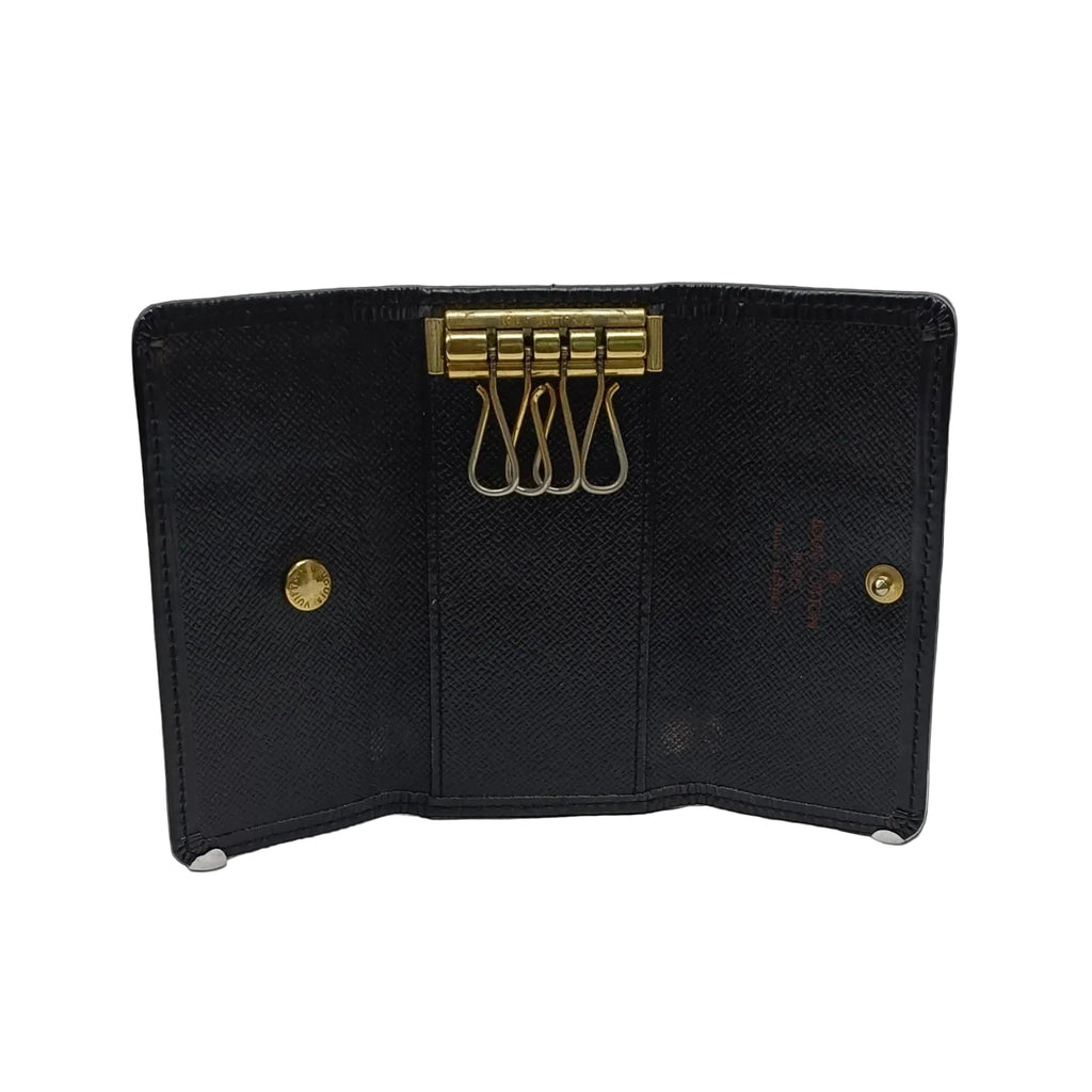 Louis Vuitton Key Case-Black EPI Leather