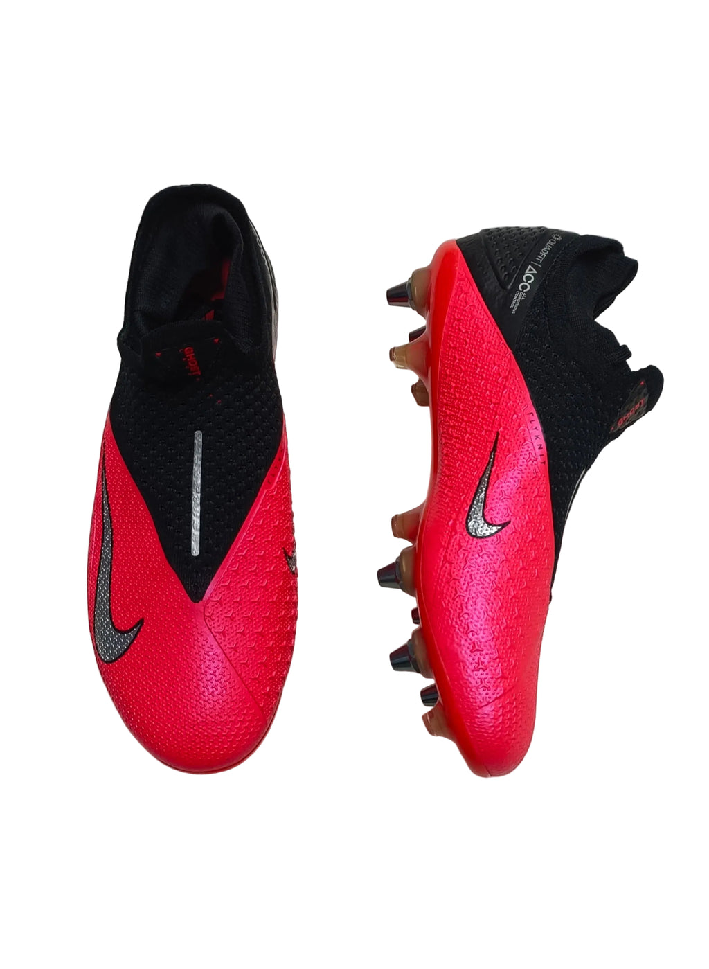 Nike Football Shoes-Pink & Black Size #US 6