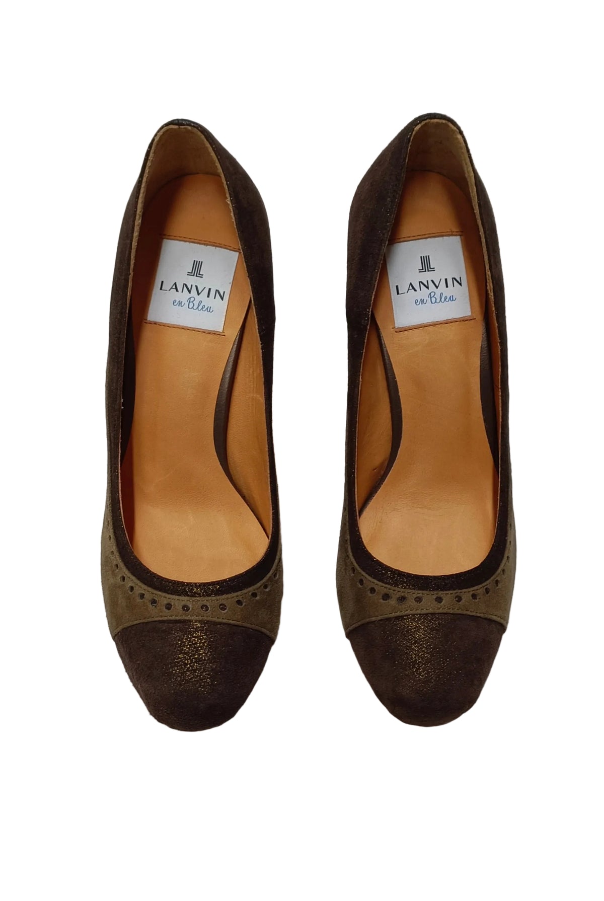 Lanvin 2187 Heels-Bronw  Size 23 Main image