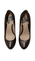 Lanvin Heels-Silver Glitter  Size 23.5