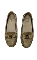 Tory Burch  Shoes-Beige Croc Leather Size 35