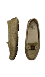 Tory Burch  Shoes-Beige Croc Leather Size 35