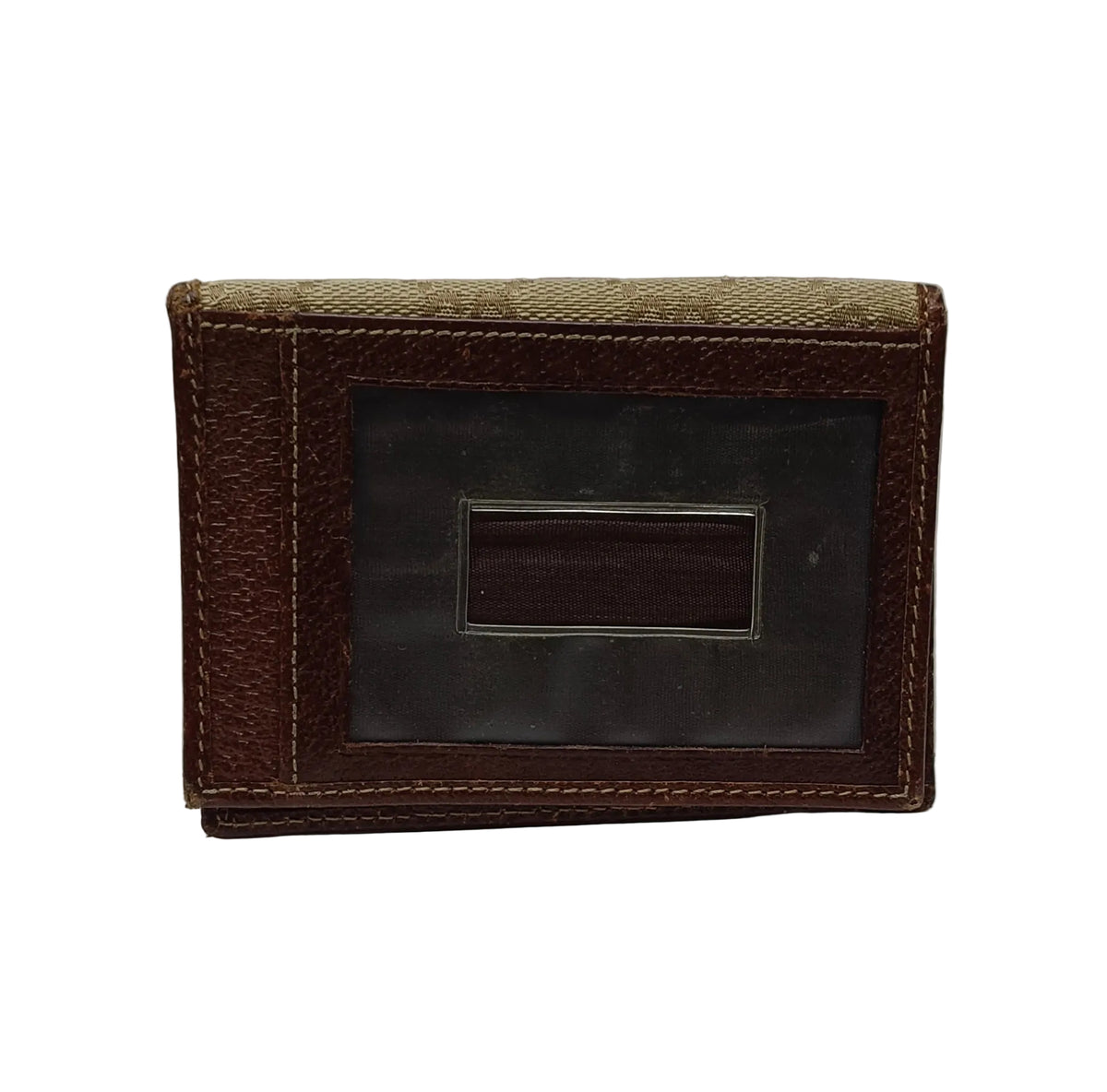 Gucci Card Case-Brown Canvas