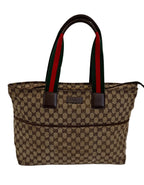 Gucci Tote Bag-Brown Canvas