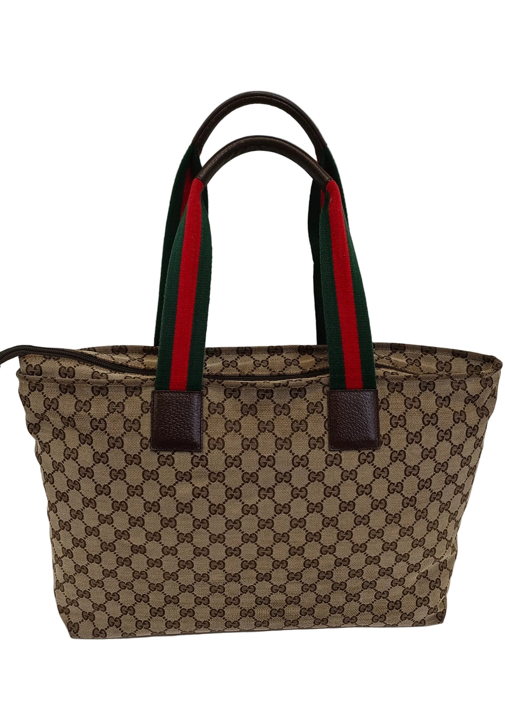 Gucci Tote Bag-Brown Canvas