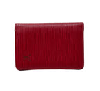Louis Vuitton Card Holder-Red EPI Leather