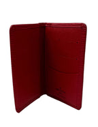 Louis Vuitton Card Holder-Red EPI Leather