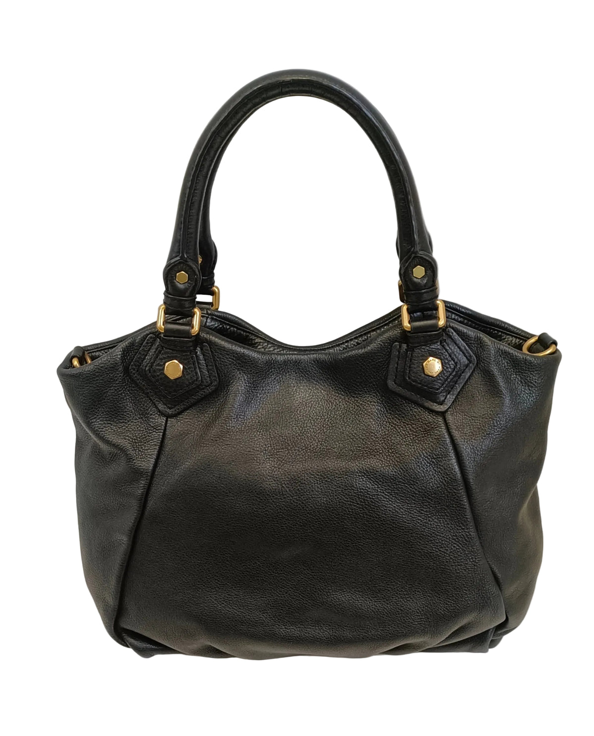 Marc Jacobs Tote Bag-Black Soft Leather