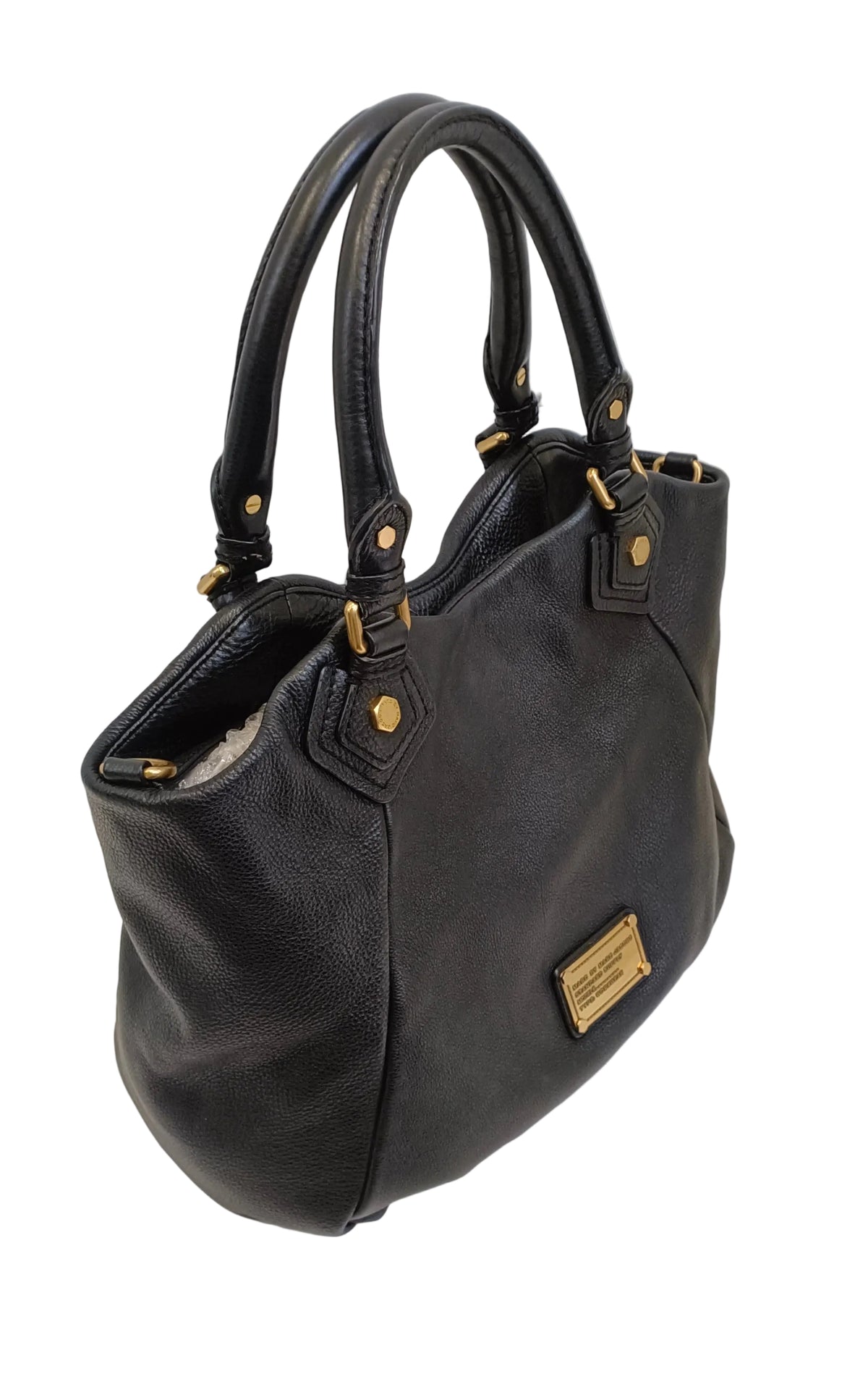 Marc Jacobs Tote Bag-Black Soft Leather