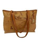 Prima Classe Tote Bag-Brown Australia Continent DSG/Leather
