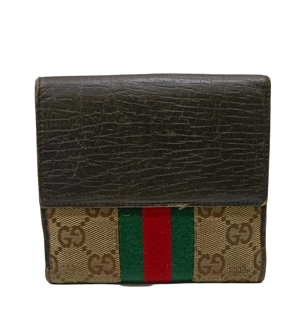 Gucci Wallet-Brown Canvas