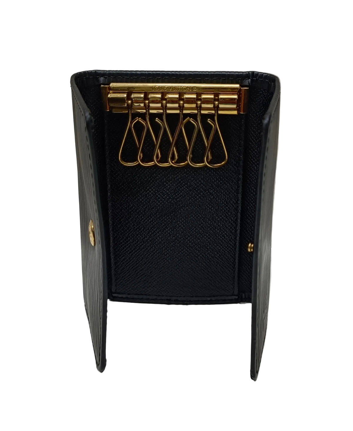 Louis Vuitton Key Case-Black EPI Leather