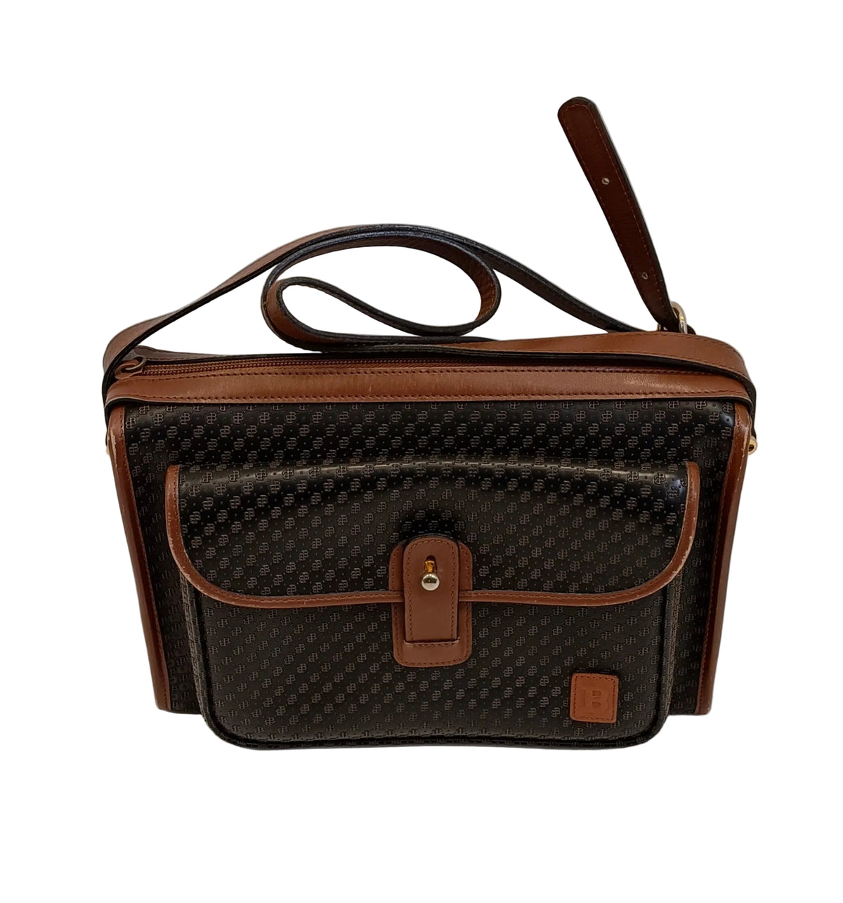 Bally Shoulder Bag-Black Leather Main image