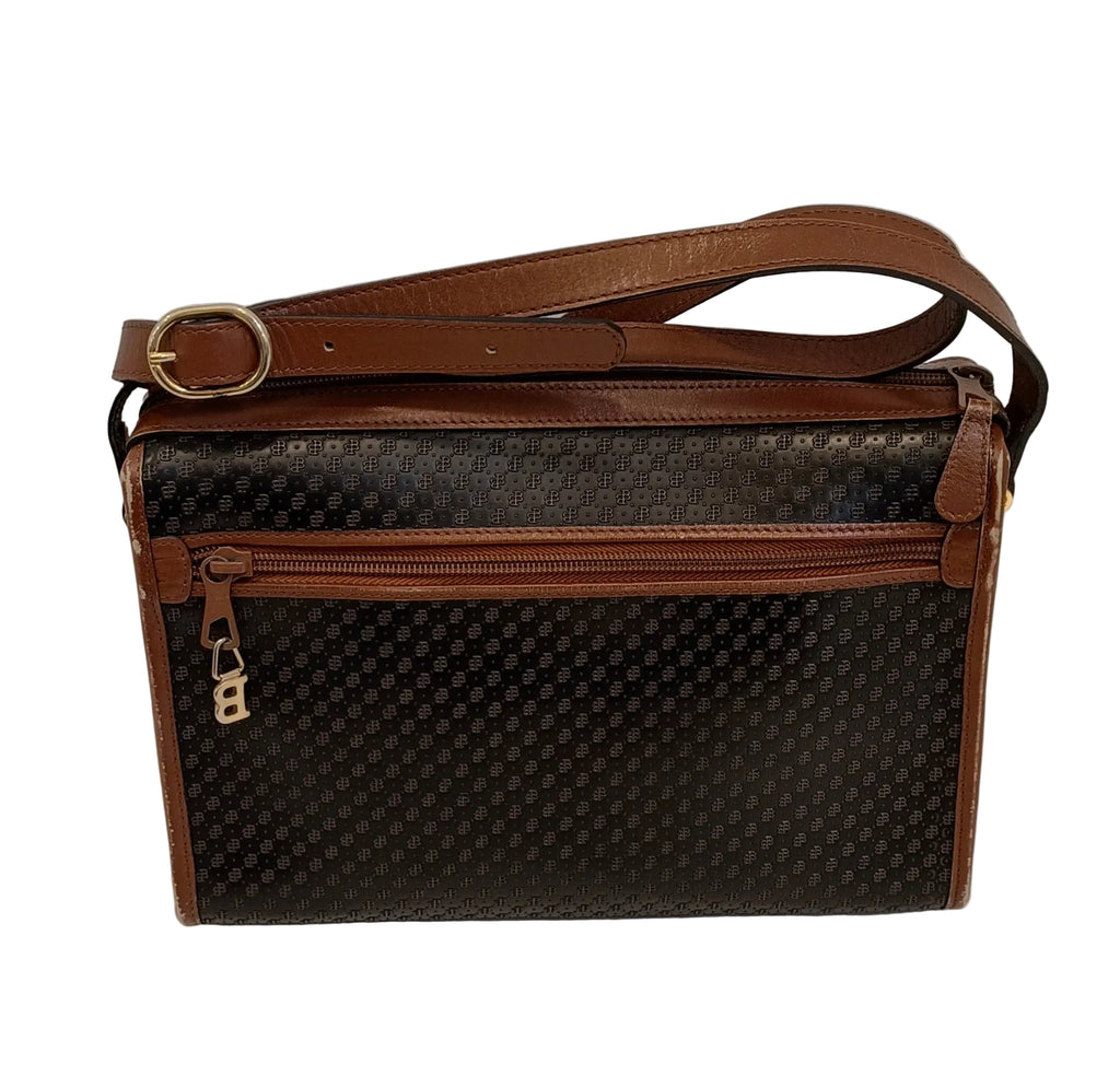 Bally Shoulder Bag-Black Leather